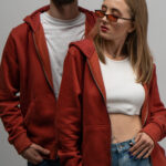 Maple Leaf Unisex Kapşonlu Ceket