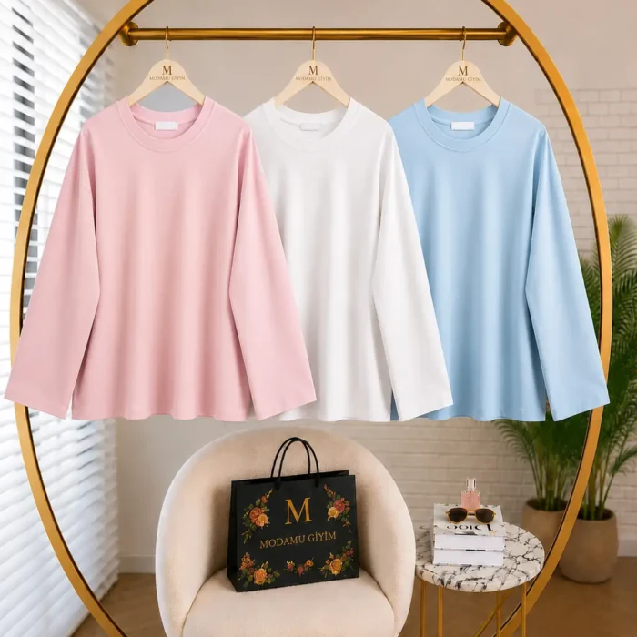 3'Lü Basic Tunik